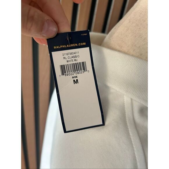 RALPH LAUREN Women’s WHITE COTTON POLO DRESS NWT Sz M - Picture 6 of 6